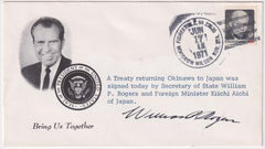 US 1394 Event Cover  Signed by William P. Rogers, Secretary of State