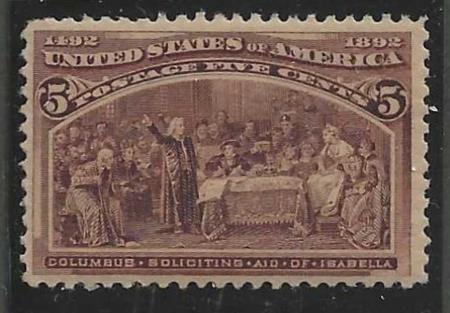 US 234 Early Commemoratives F-VF Mint NH Fresh From A Block cv $140
