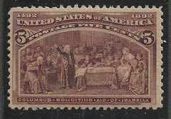 US 234 Early Commemoratives F-VF Mint NH Fresh From A Block cv $140