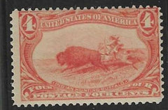 US 287 Early Commemoratives F Mint NH Pristine - Bright Color! cv $330