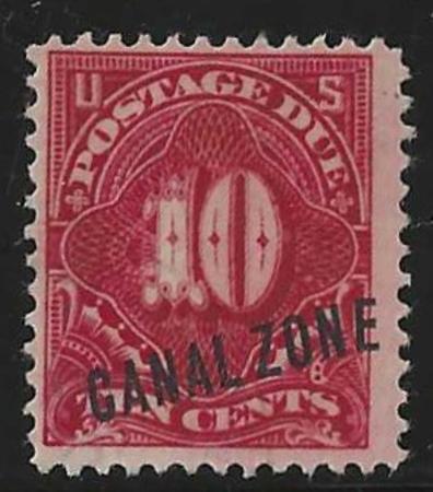 US Possessions - Canal Zone J3 F+ Mint H cv $900