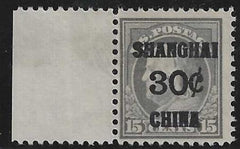 US Shanghai Overprint K12 F NH cv $200