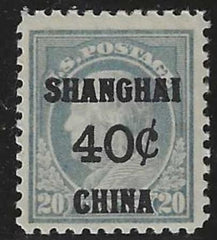 US Shanghai Overprint K13