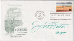 US 1506 FDC Signed by the Designer
