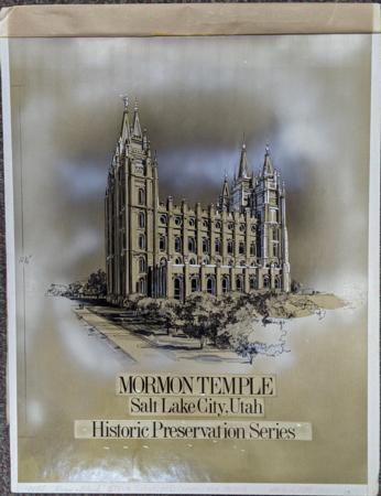 US Artmaster Scott UX83 Mormon Temple - Artwork