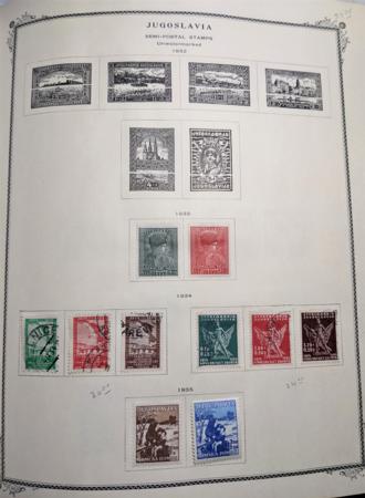 Yugoslavia, Bosnia & Croatia Mint & Used Collection in Scott Binder