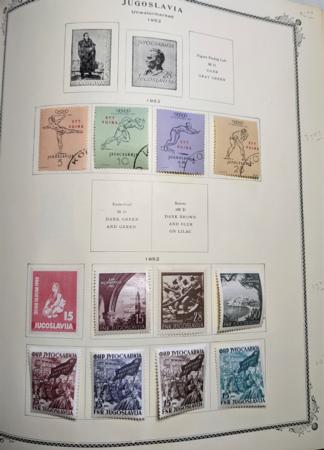 Yugoslavia, Bosnia & Croatia Mint & Used Collection in Scott Binder