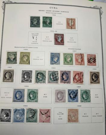 Cuba 1855-1962 Mint and Used Collection on Pages