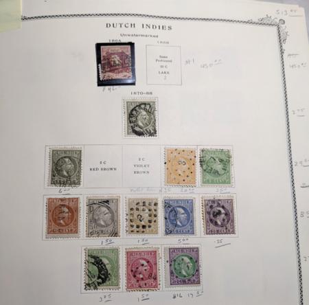 Dutch Indies 1864-1940 Mint and Used Collection on Pages