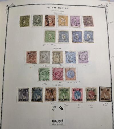 Dutch Indies 1864-1940 Mint and Used Collection on Pages