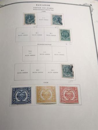 Ecuador, Guatemala, Haiti 1871-1999 Mint and Used Collection in Scott Binder