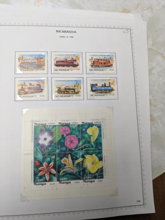 Nicaragua 1958-1995 Mint Collection on Minkus Pages