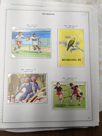 Nicaragua 1958-1995 Mint Collection on Minkus Pages