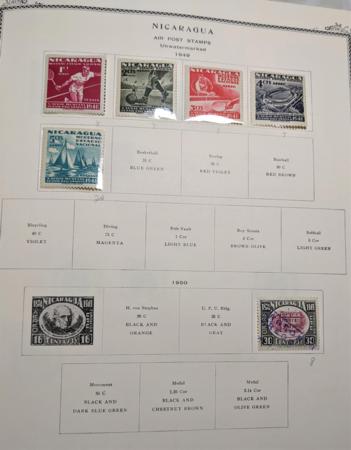 Nicaragua, Panama, El Salvador 1867-1964 Mint and Used Collection in Scott Binder