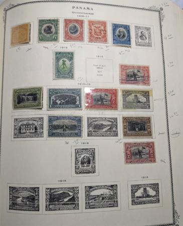 Nicaragua, Panama, El Salvador 1867-1964 Mint and Used Collection in Scott Binder