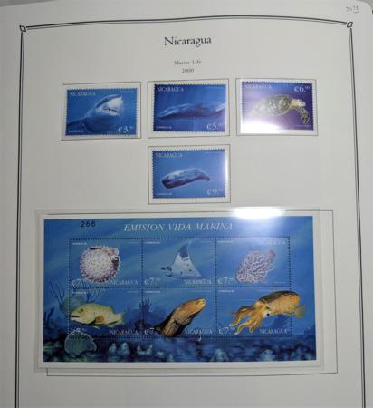 Nicaragua 2000-2011Mint NH Collection in 5-Ring Binder