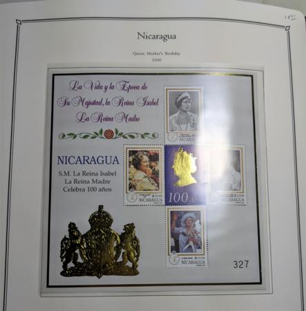 Nicaragua 2000-2011Mint NH Collection in 5-Ring Binder