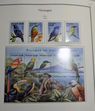 Nicaragua 2000-2011Mint NH Collection in 5-Ring Binder