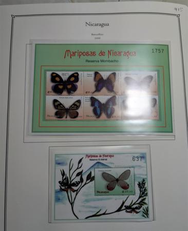 Nicaragua 2000-2011Mint NH Collection in 5-Ring Binder