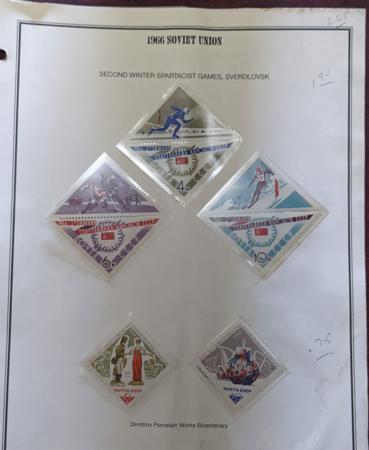 Russia 1960-66 NH Collection in 3-Ring Binder