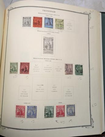 British Area - St. Vincent, South Georgia, Tobago, Trinidad, Trinidad & Tobago 1859-1963 Mint & Used Collection