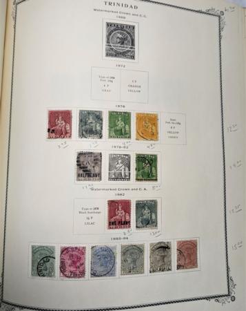 British Area - St. Vincent, South Georgia, Tobago, Trinidad, Trinidad & Tobago 1859-1963 Mint & Used Collection