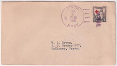 US Montana  Finch 702 fancy Cancel Cover  Fireworks