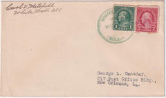 US Illinois  White Heath 632  634 Fancy Cancel Cover  Star