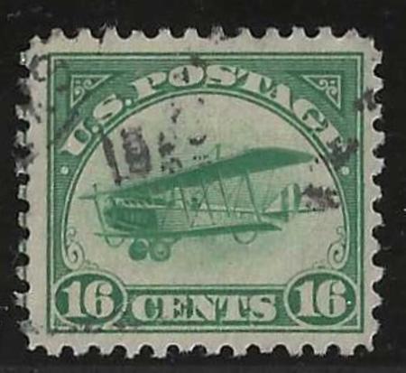 US C2 Airmails F-VF Used Light Cancel cv $30