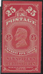 US PR7 Newspaper F-VF LH No Gum As Issued cv $300