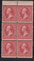 US 279B Bureau & Regular Issues Mint NH AVE-F Orange Red, Horiz Wmk Pristine!