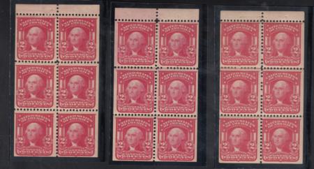 US 319 g,n,p Bureau & Regular Issues Mint H Set Of All 3 Shades Each F-VF But Hinge Remnent Or Slightly Dist. OG