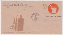US U574 FDC Signed by Alfred Hershey, Nobel Prize Winner