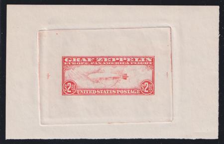 US 1930 C15 (CF1)a "Papelli" Large Die Proof in Orange