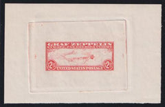 US 1930 C15 (CF1)a "Papelli" Large Die Proof in Orange