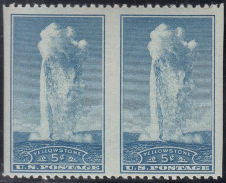 US 744a Mint NH F-VF Horiz. Pair Imperf Vertically. PSAG Cert. Flawless Without Any Of The Usual Gum Flaws