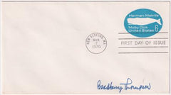 US U554 6c Moby Dick FDC Signed by the Designer