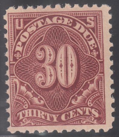 US J66A Postage Dues Mint NH Fine+ Deep Claret Fresh