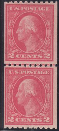 US 442 Washington / Franklin NH F-VF Line Pair