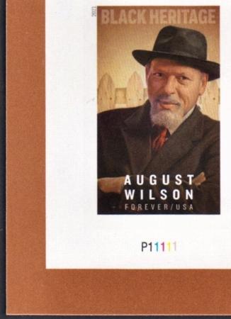 US 5555a Modern Imperf August Wilson Single