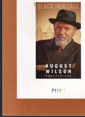US 5555a Modern Imperf August Wilson Single