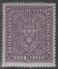 Austria 167 Mint NH XF-Sup Fresh OG NH Expent Handstomp