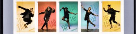 US 5609-13b Modern Imperf Tap Dance Strip