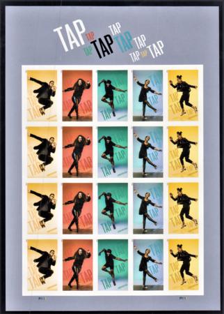 US 5609-13b Modern Imperf Tap Dance Sheet