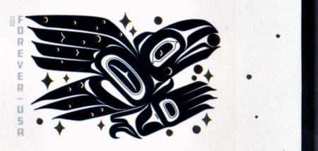 US 5620a Modern Imperf Raven Single