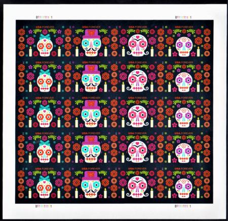 US 5640-43b Modern Imperf Day Of The Dead Sheet
