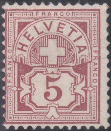 Switzerland 78 Mint AVE-F No Gum - Fresh