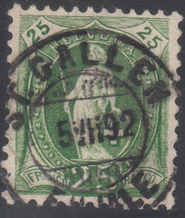 Switzerland 83B (SBK 67C) Used VF-XF 11 1/2 x 11, Control Mark I