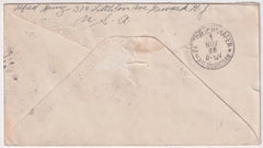 US 1928 Zeppelin American Flight Cover with C6 Block of 4