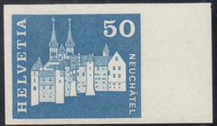 Switzerland 445 (SBK 417U) Mint NH VF Imperf with Right Margin, Zumstein Cert. From The 1/2 Sheet It Came From